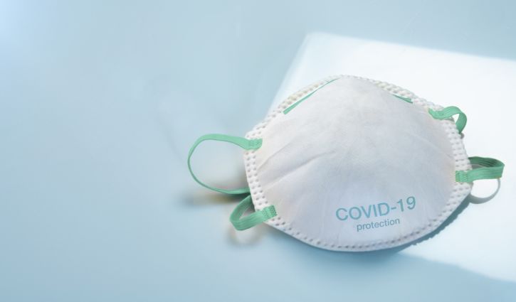 Anti virus protection mask ffp2 standart to prevent corona COVID-19 and Sars-CoV-2 infection