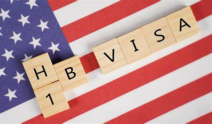 Wooden letter tiles spelling H-1B Visa rest on an American flag background, subtly hinting at the proposed revisions to TechServes guidelines for this crucial visa.