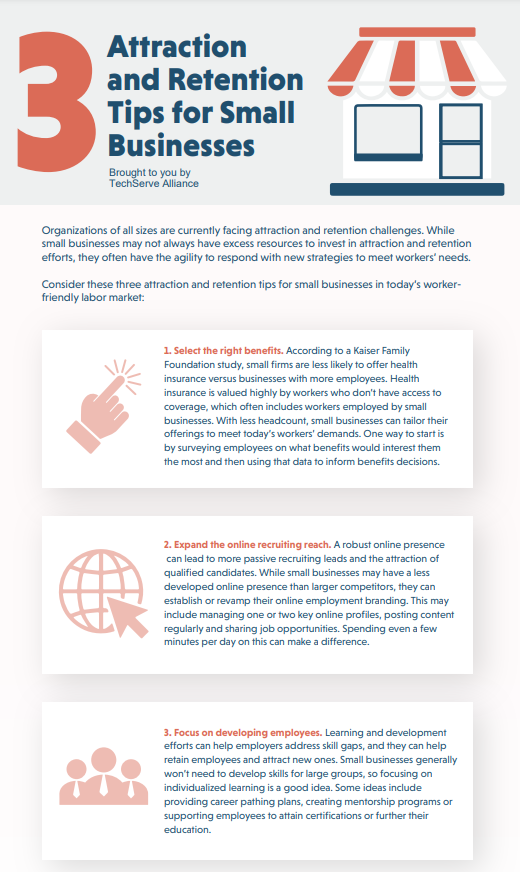 3 tips for employee attraction and retention